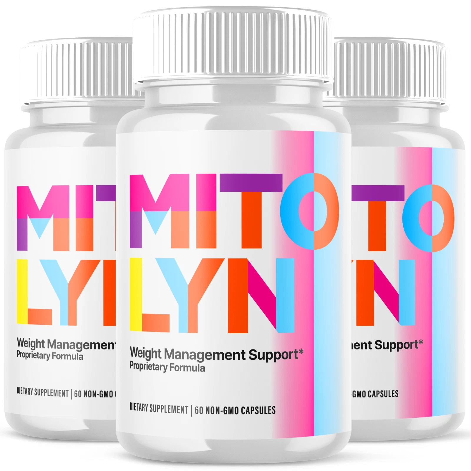 (3 Pack) Mitolyn Advanced Weight Loss Support Mito Lyn Maximum Strength 180ct