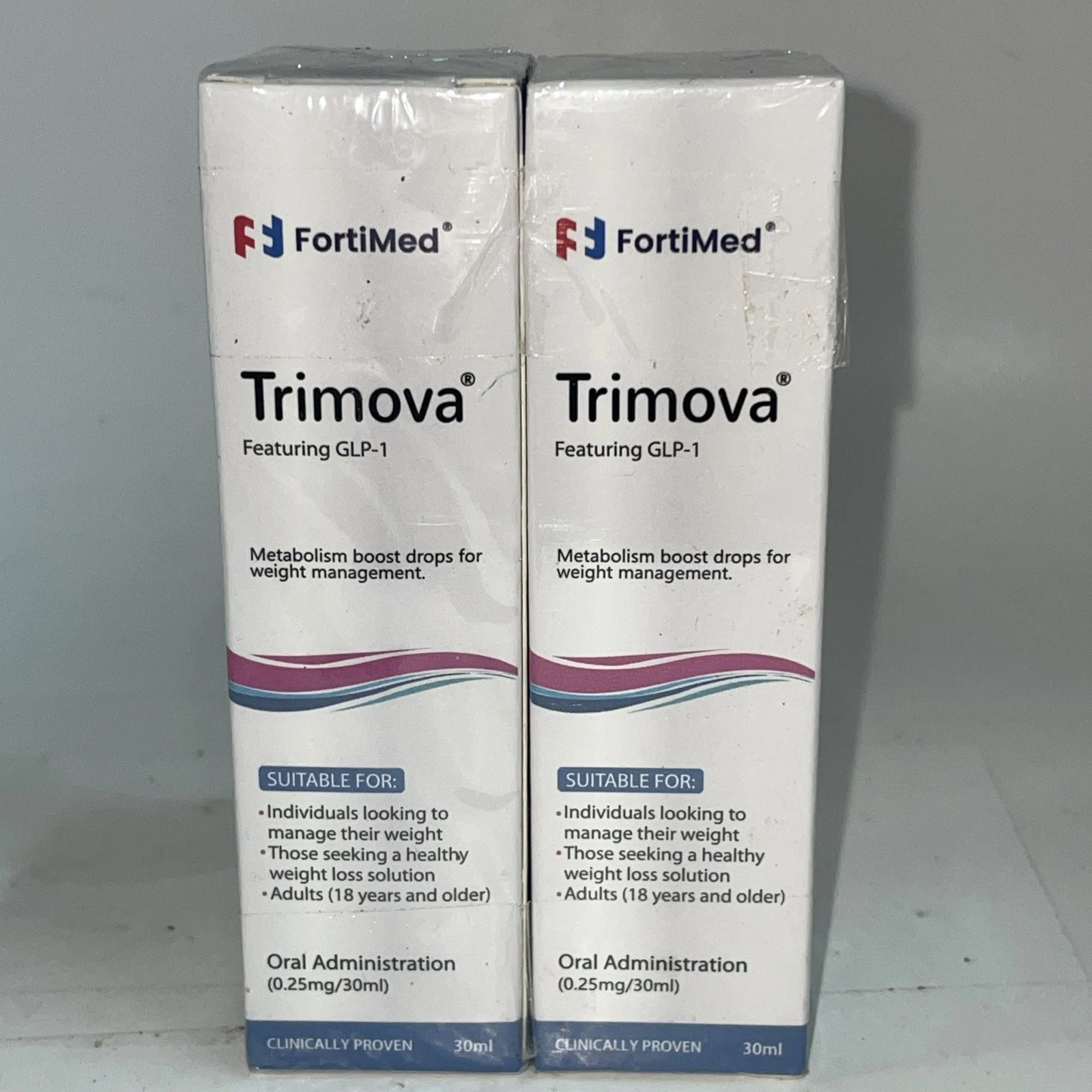 (2 Pack) Trimova Weight Loss Drops for Burning Excess Fat & Boosting Energy