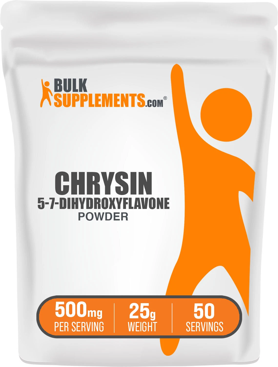 BulkSupplements Chrysin Powder - 500mg Per Serving