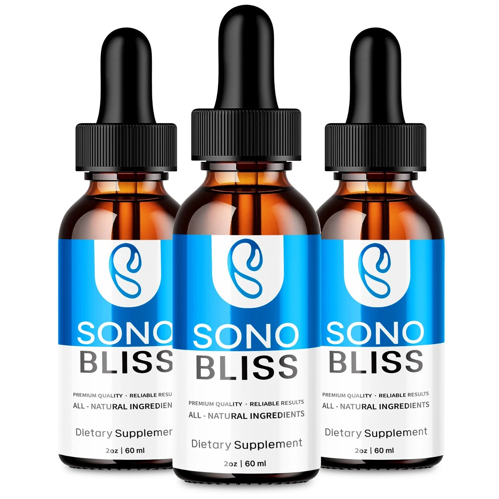 Sono Bliss Drops Hearing Supplement - Official Formula (3 Pack)