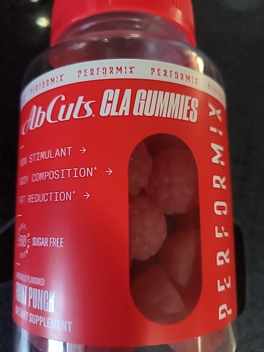 Performix Abcuts CLA Gummies Fruit Punch Ex 4/26 Free Shipping