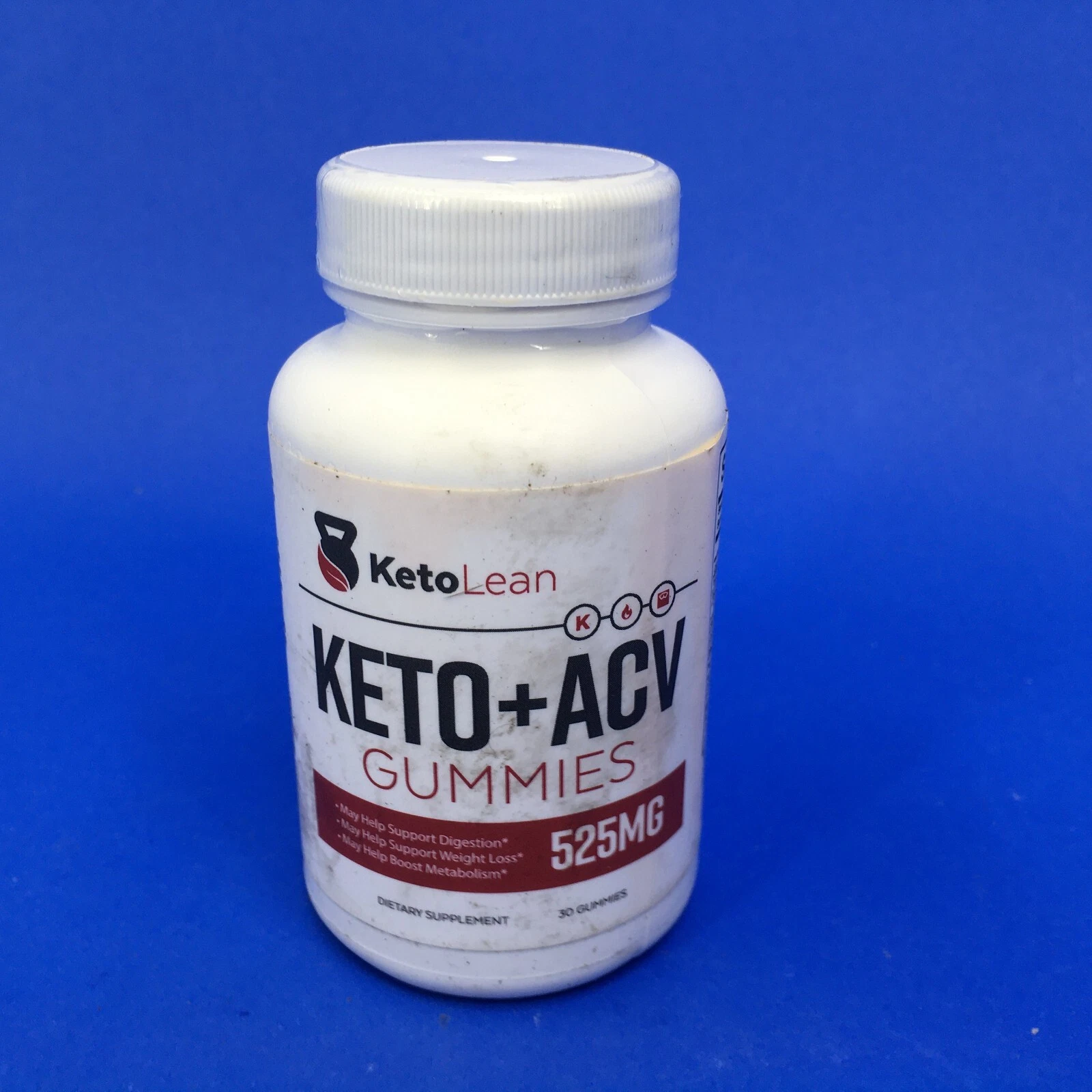 KetoLean Keto + ACV Gummies 525 MG Dietary Supplement 30 Gummies