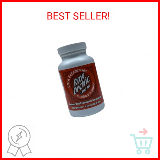 Raw Orchic Tablets, 1000 Mg, 60 Count