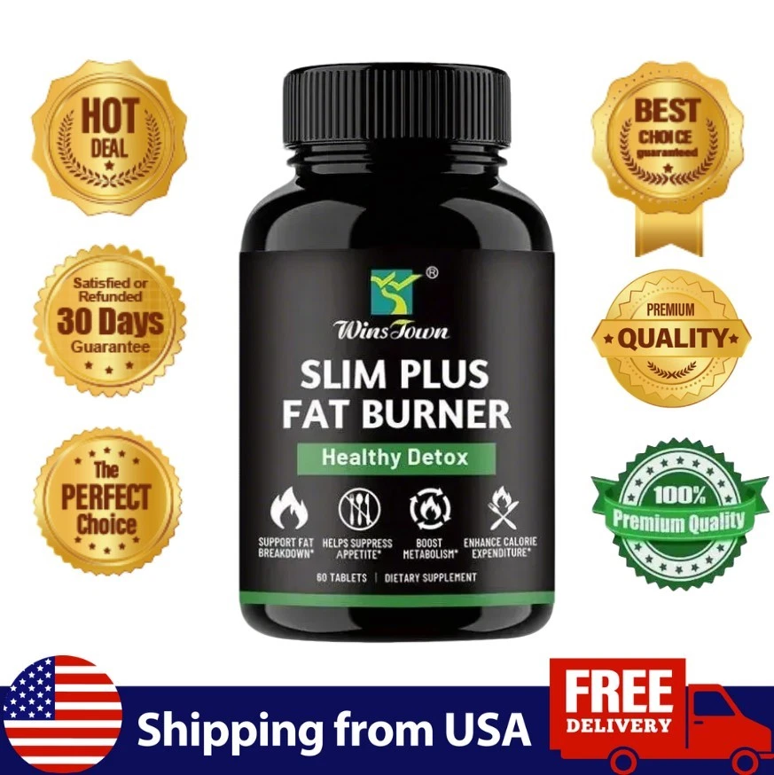 Slim Plus Fat Burner tablets best natural herbal supplements burn diet