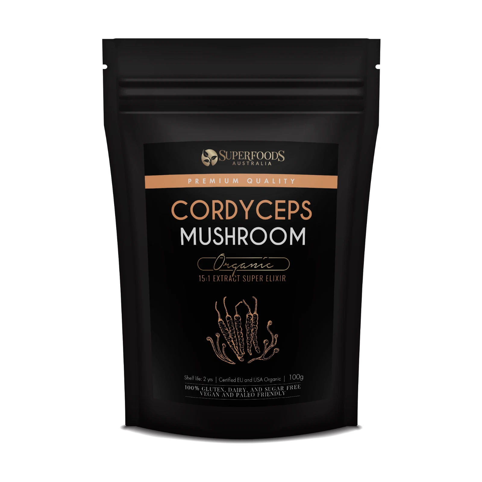 Cordyceps Militaris Organic Extract Powder 100g