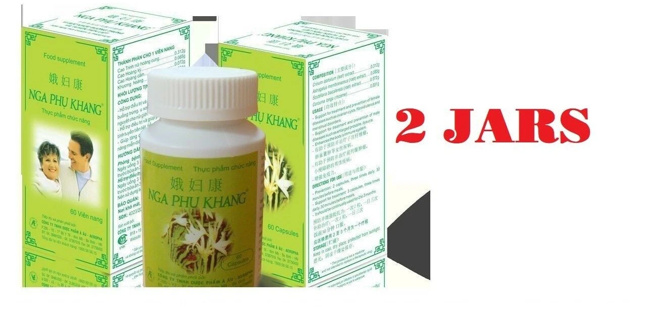 Nga Phu Khang x 2 jars- Crinum latifolium - Support ovarian or prostate problems