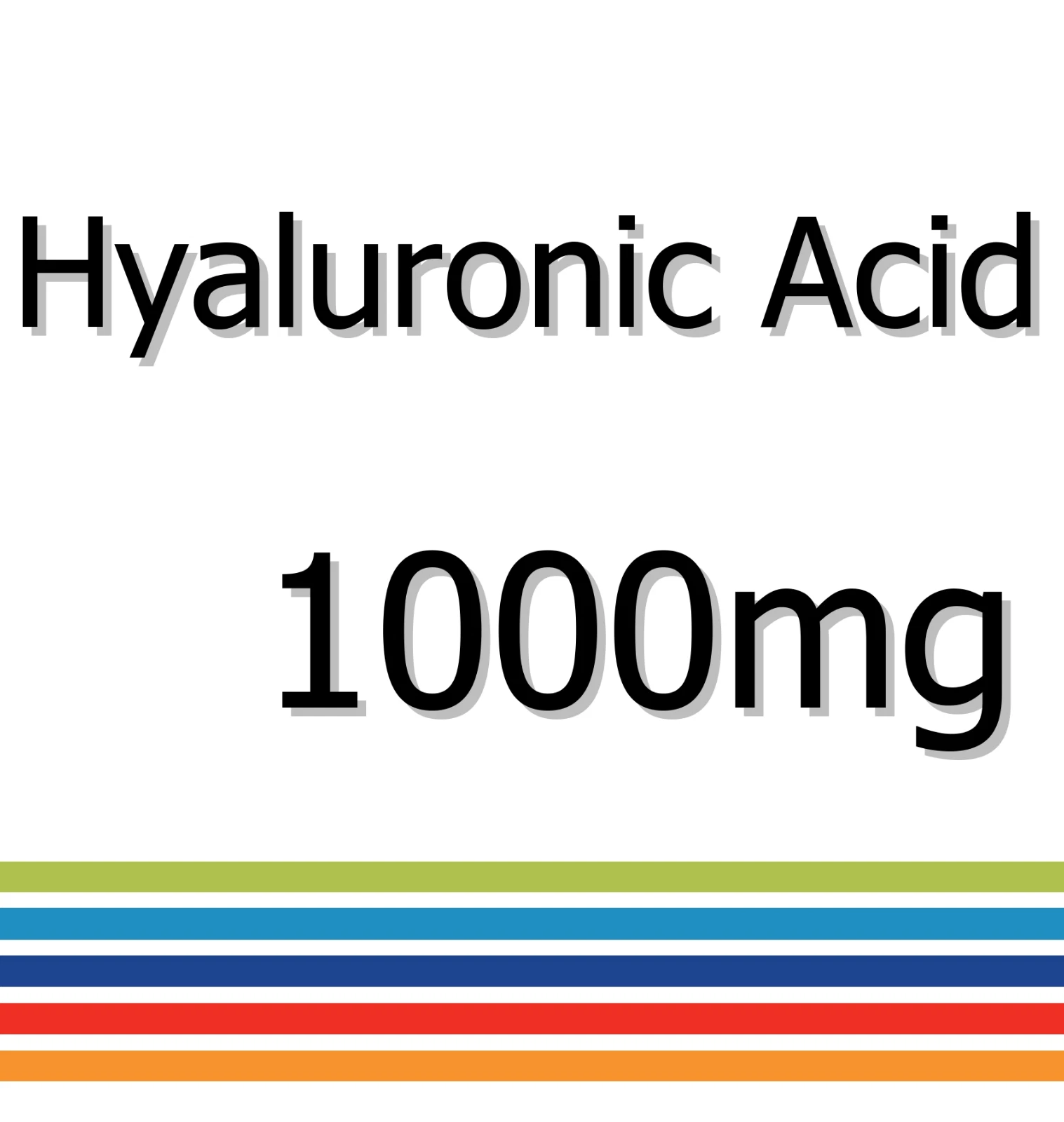Hyaluronic Acid 1000mg x 60 Tablets - Repairs Tissues