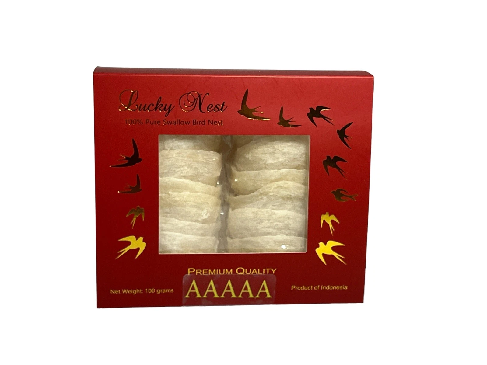 Genuine Natural Indonesia Swallow Bird’s Nest AAAAA 5A Grade - 100 Grams