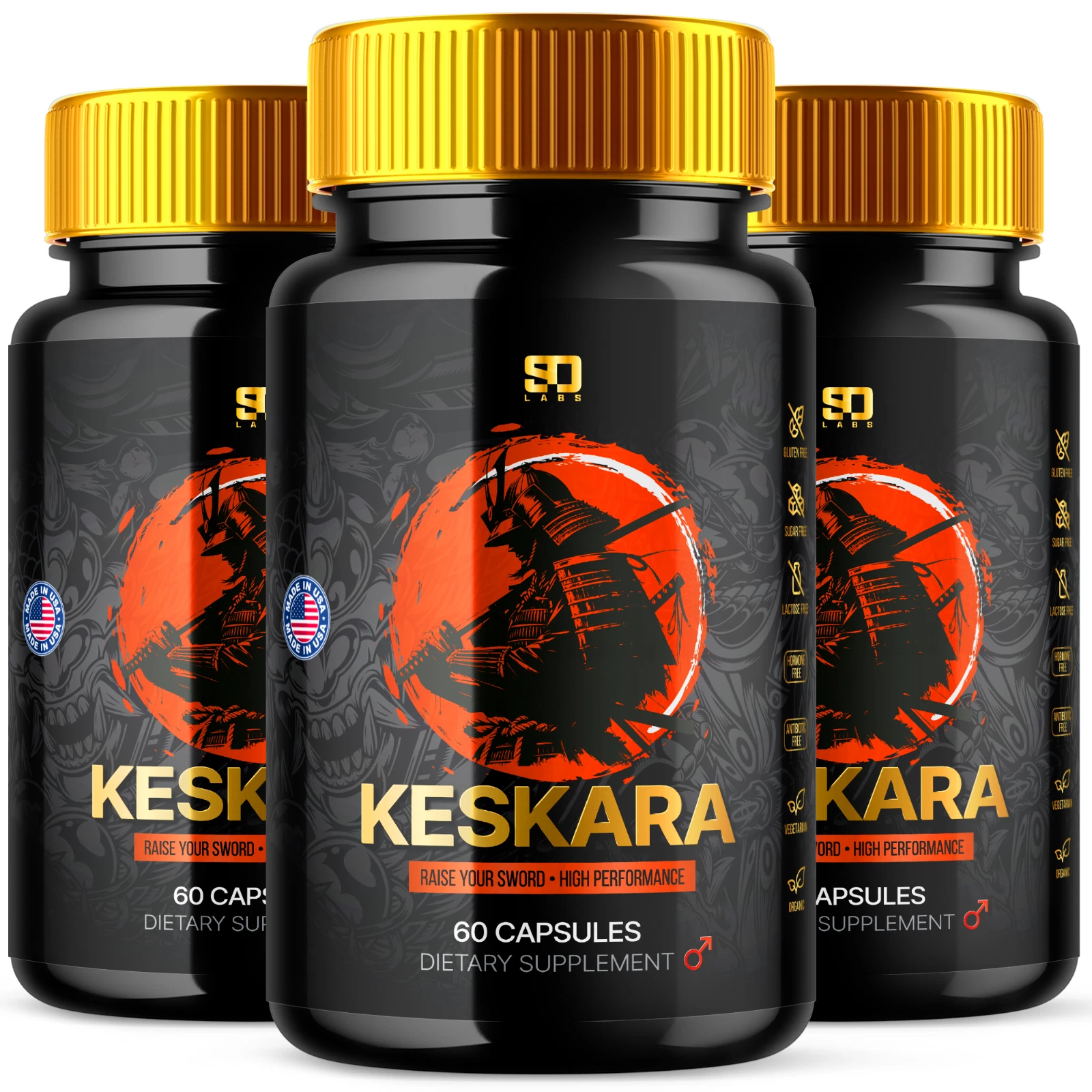 Keskara Male Health Pills - Boost Vitality and Enhance Performance (3 Pack)