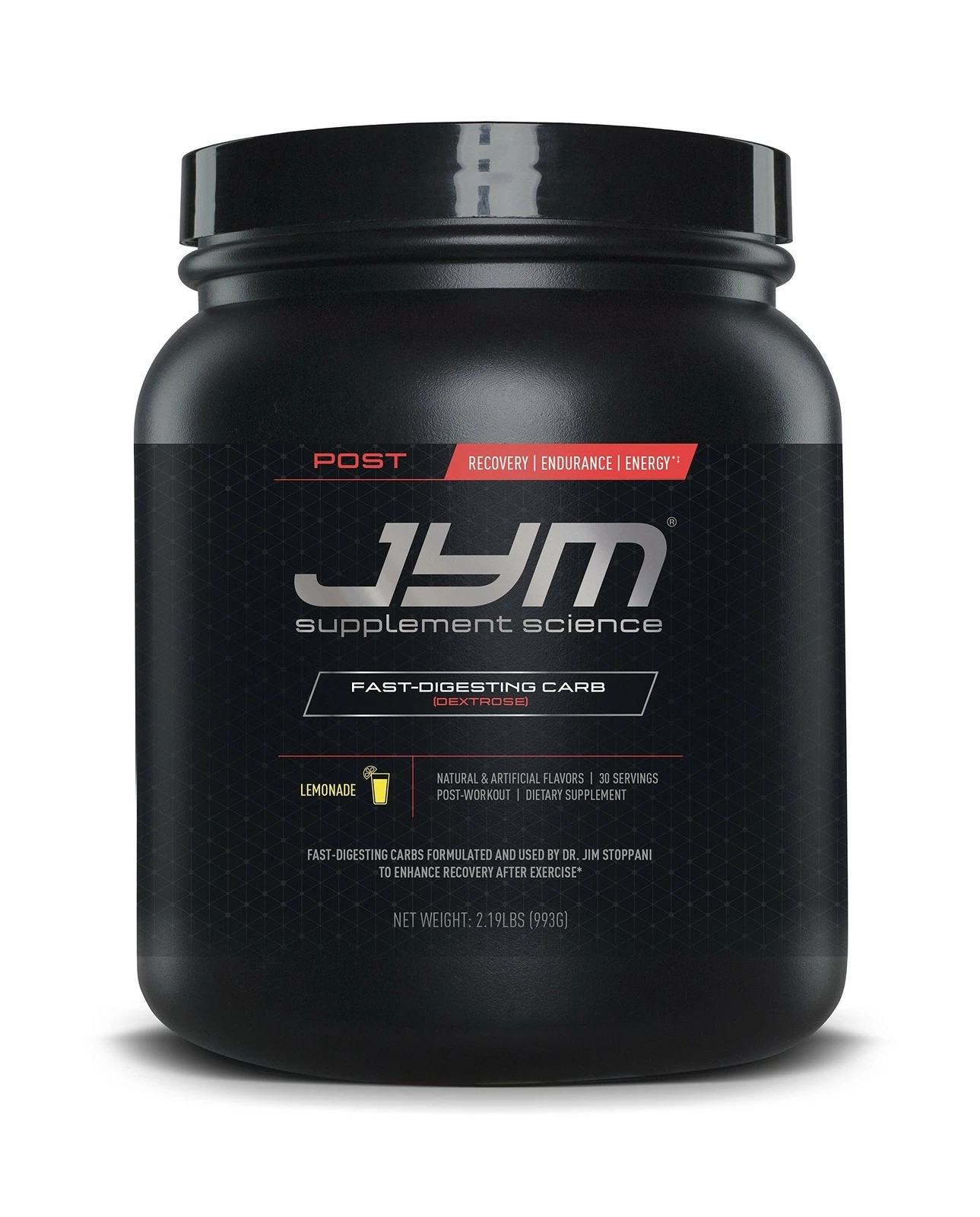 Post JYM Fast-Digesting Carb - Post-Workout Recovery Pure Dextrose | JYM