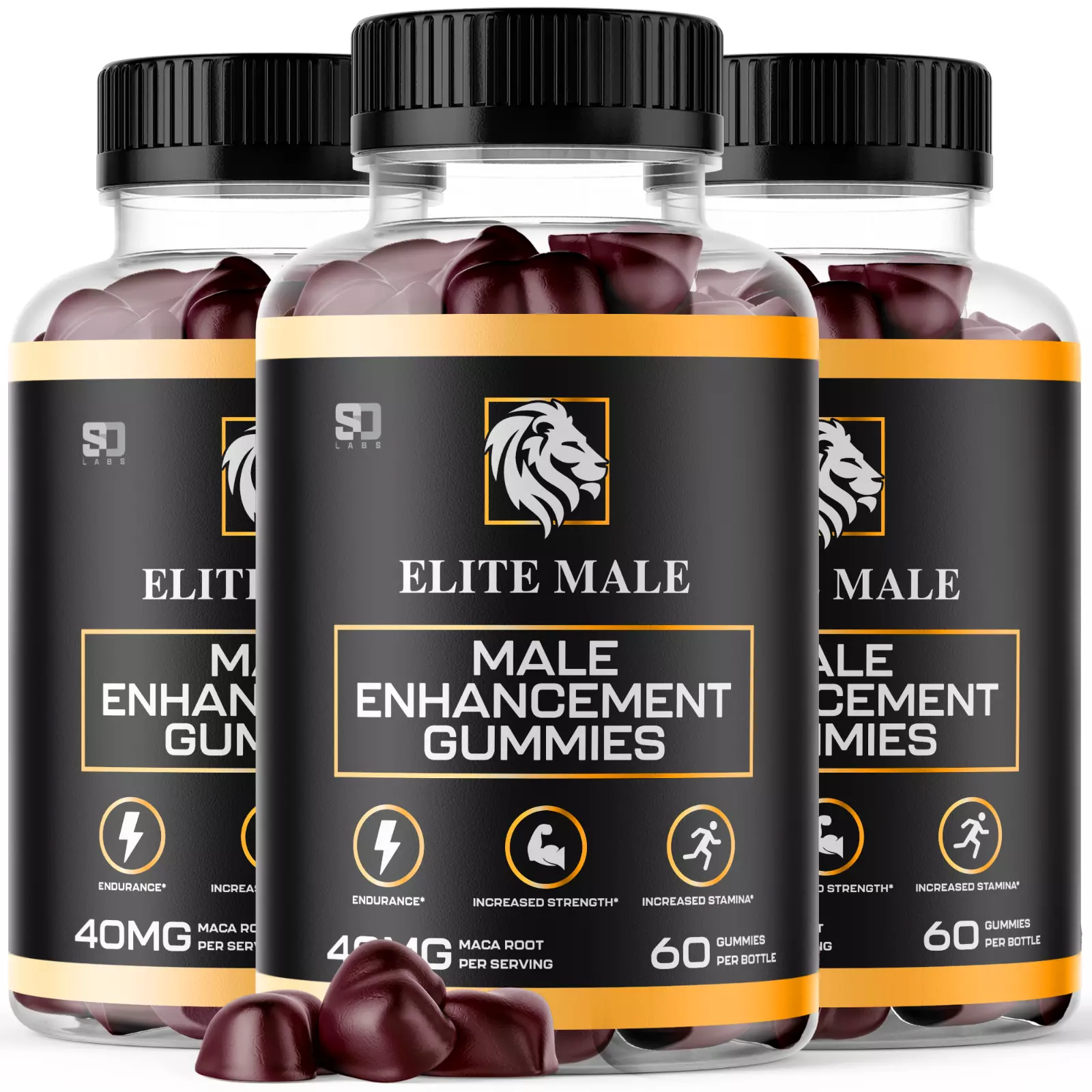 Elite Male Gummies - Elite Gummy For Male Vitality Support ORIGINAL - 3 Pack