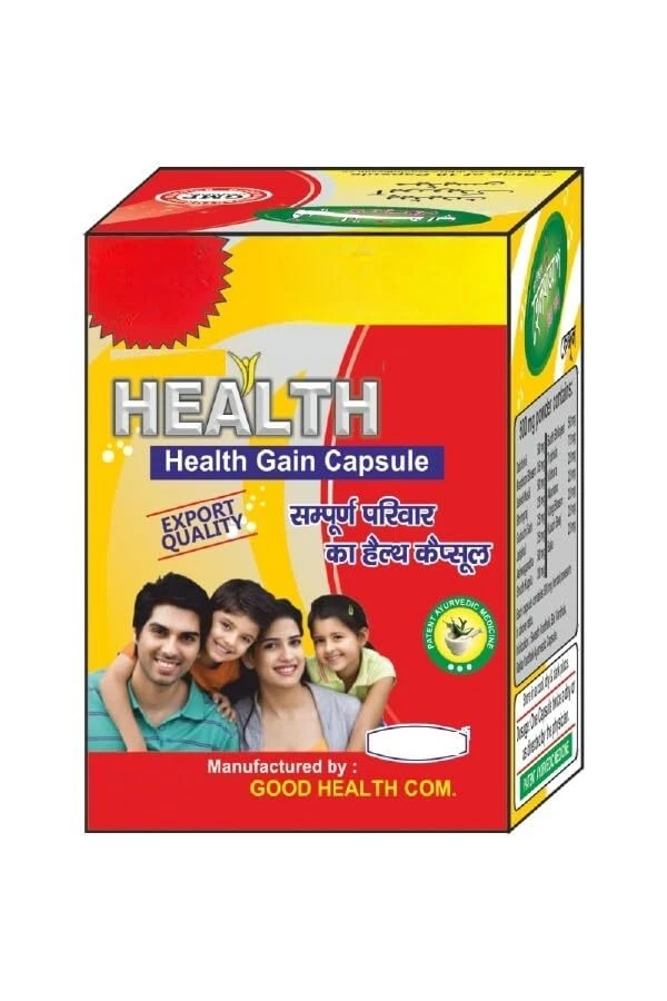 HEALTH GAIN UP Weight Gain Mass Gain CAPSULES 10 * 6 Strips 60 Tablets for Boys