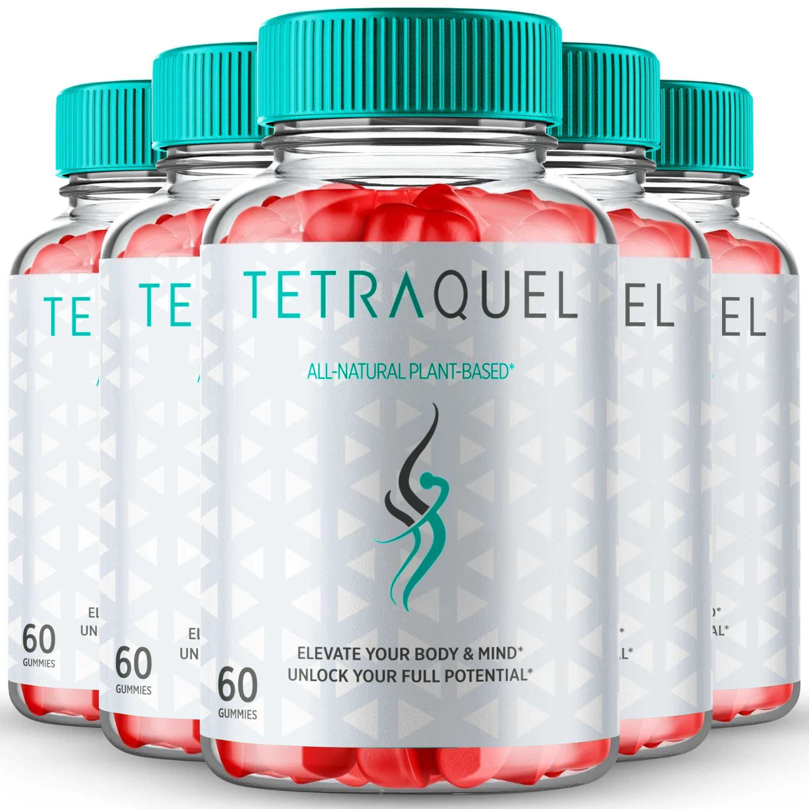 (5 Pack) Tetraquel ACV Gummies, Tetraquel Keto ACV Advanced Weight Loss Gummy