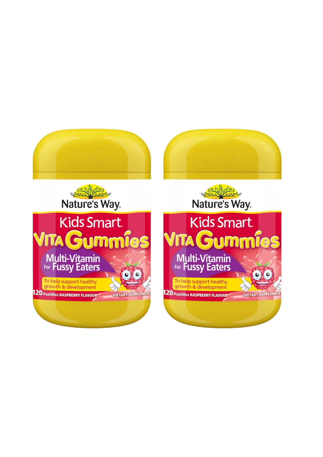 2 x Nature’s Way - Kids Smart - Vita Gummies - Multi-Vitamin for Fussy Eaters -