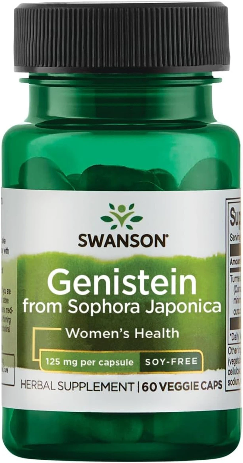 Soy-Free Genistein - Plant-Based Natural Supplement for Women - Comfort & Bal...