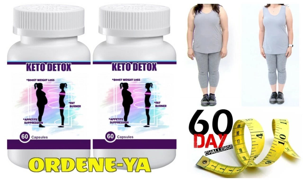 2 Keto Detox Diet 550 mg Boost Weight Loss Fat Fast Burner Appetite Suppression