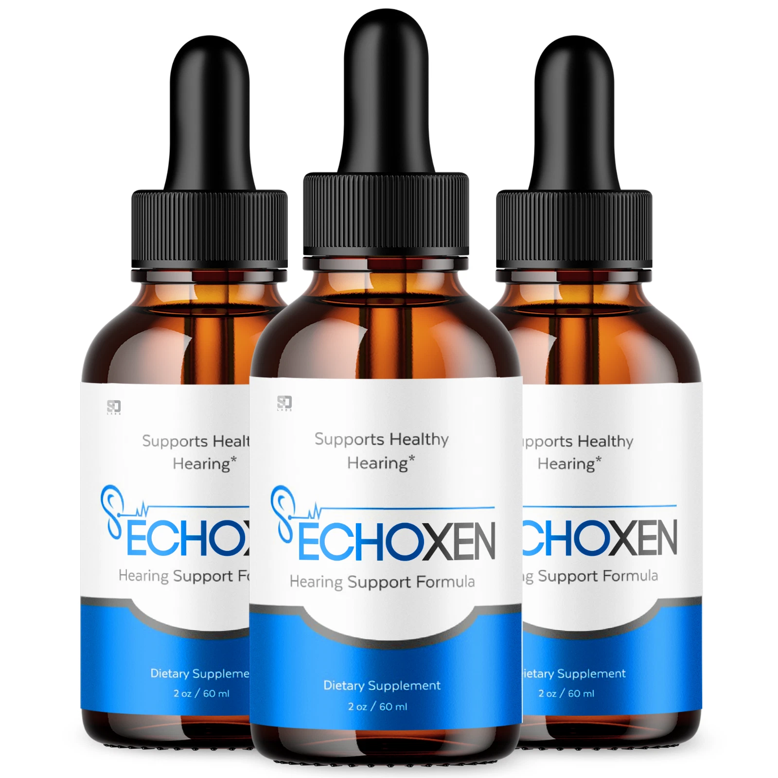 (3 Pack) Echoxen Ear Drops - For Tinnitus Supports, Ear Relief & Comfort