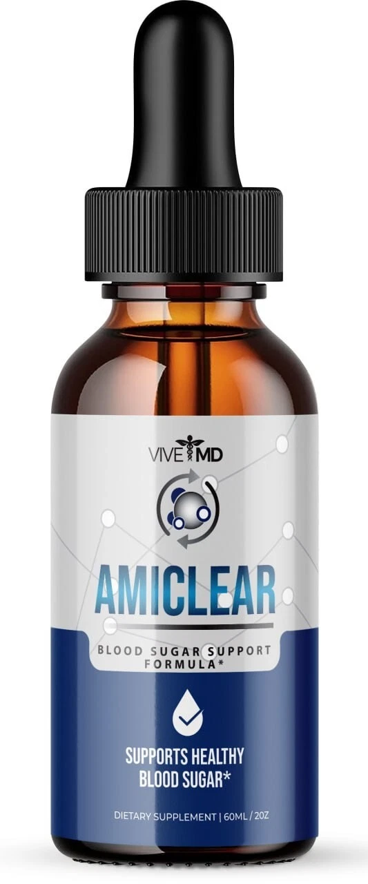 Amiclear Blood Support Dietary Supplement Drops Official Formula (1 Pack)