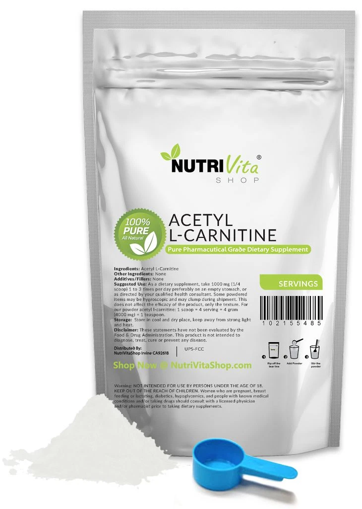 2500g (5.5lb) NEW 100% PURE ACETYL L-CARNITINE (ALCAR) POWDER USP GRADE
