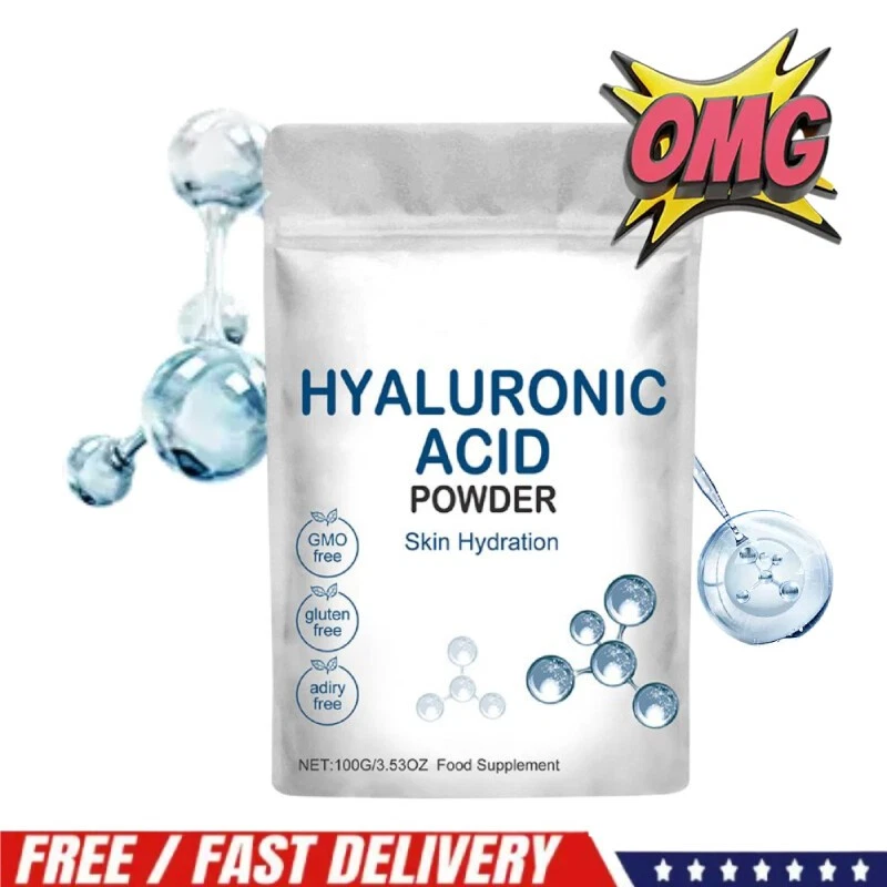 1-3X Hyaluronic Acid Powder SkinHydration 100G/3.53OZ HOT