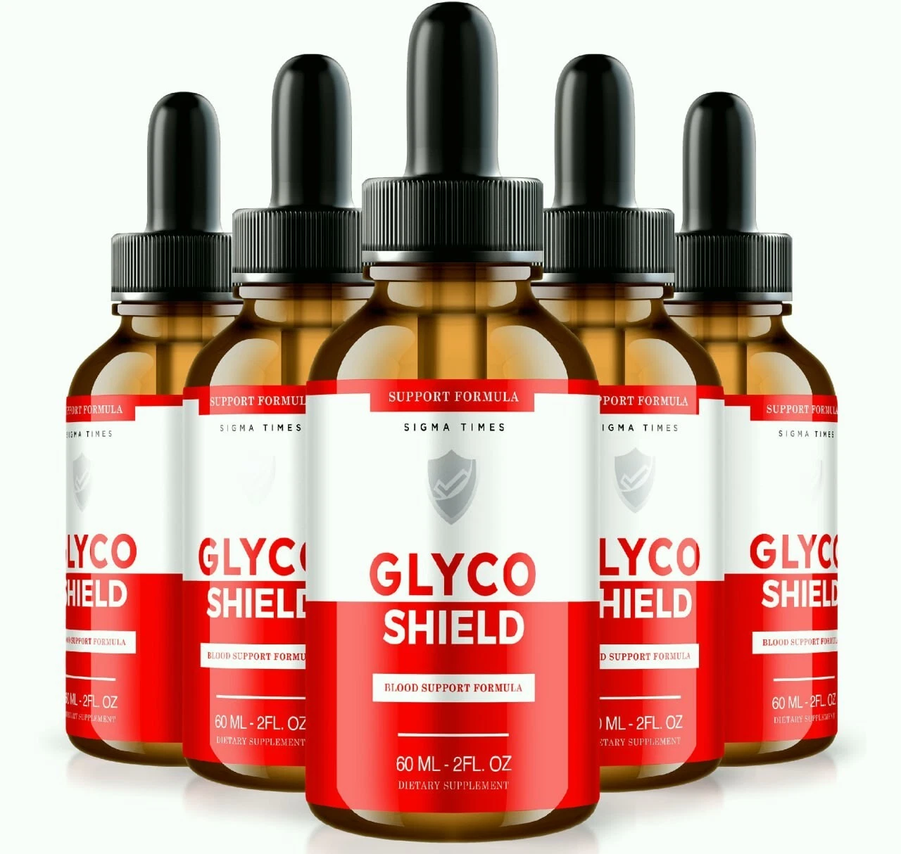 (5 Pack) Glyco Shield Drops Support Blood Health and Overall Wellness