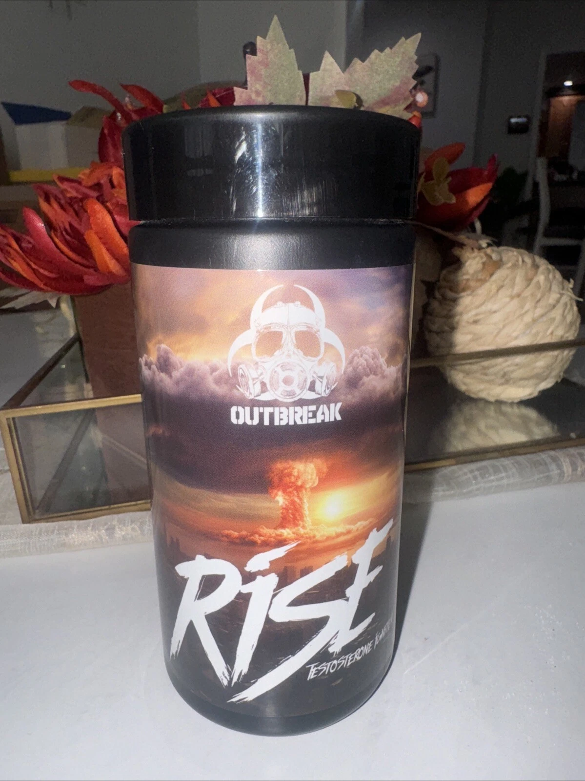 Outbreak Nutrition Rise Testosterone & Libido Booster 180 Caps Strength Igniter