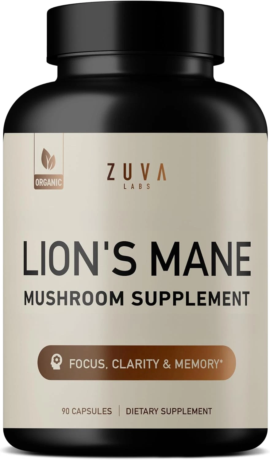 Organic Lions Mane Mushroom Supplement – Lion'S Mane Mushroom Capsules with Cord