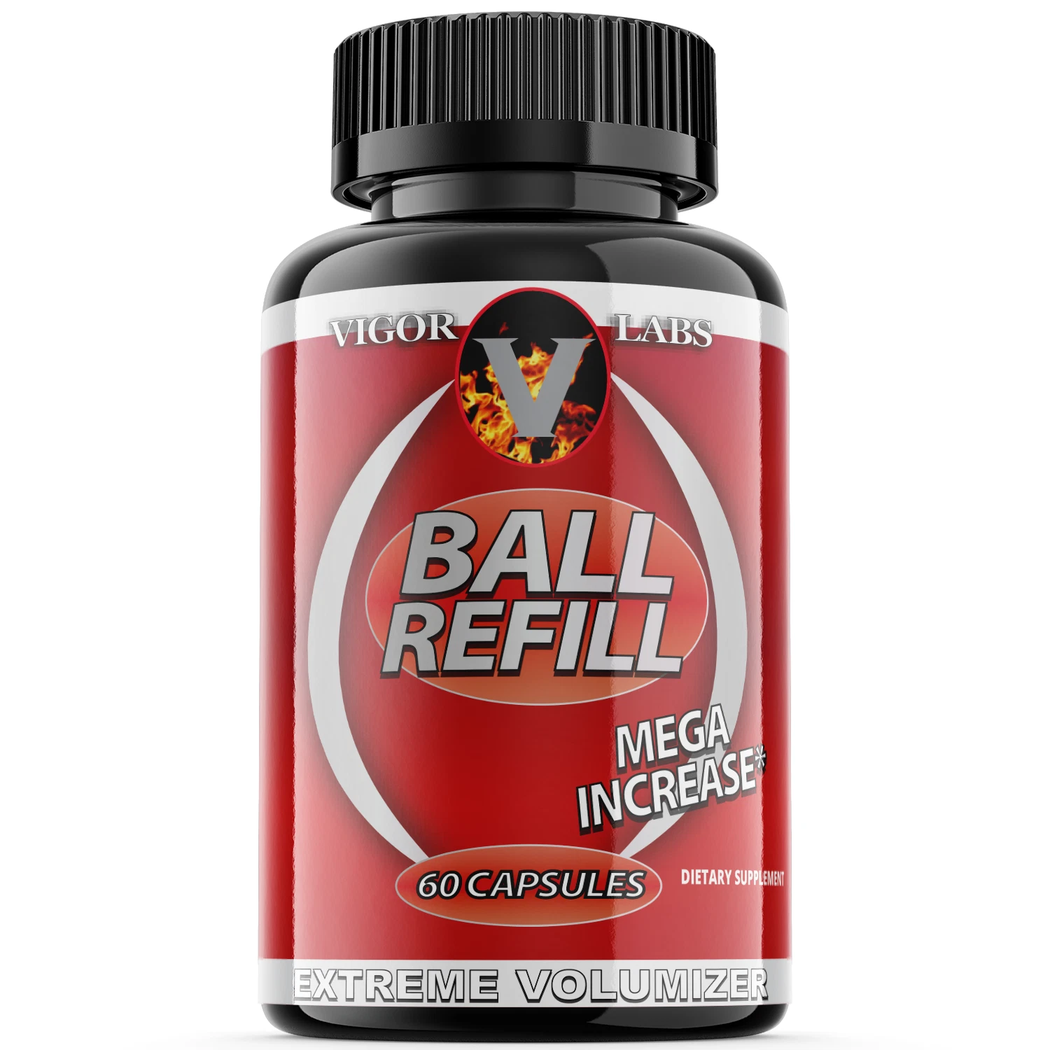 Ball Refill - Male Virility - 1 Bottle - 60 Capsules