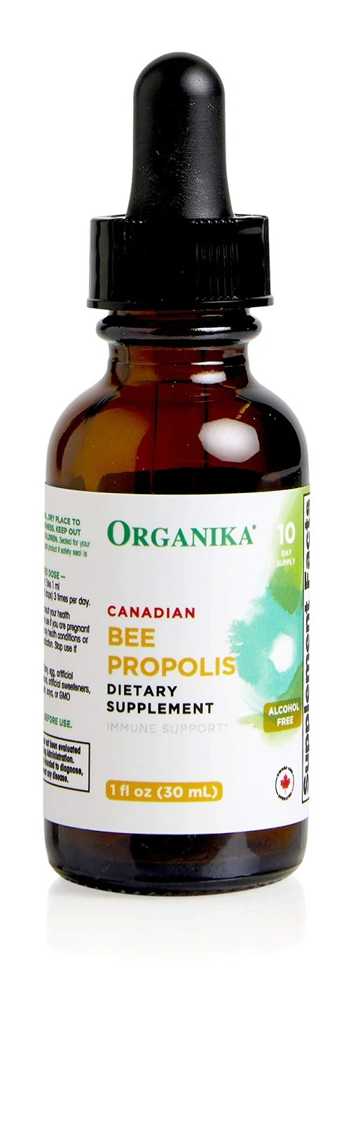 Organika Bee Propolis Liquid- Natural Immune Support Sore Throat Relief Antio...