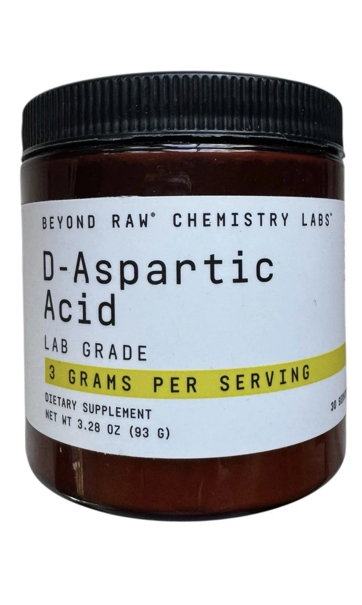 Beyond Raw Chemistry Labs D-Aspartic Acid Powder - 30 Servings