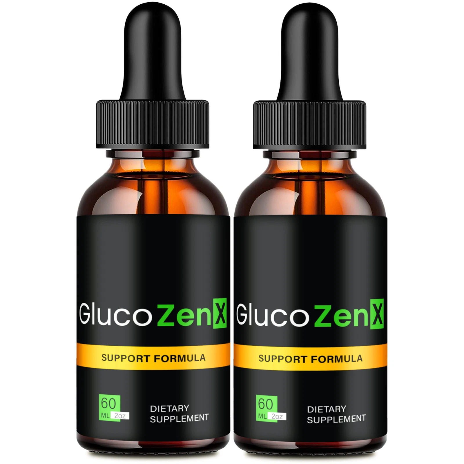 (2 Pack) GlucoZenX Advanced Blood Drops for Healthy Circulation & Stable Levels