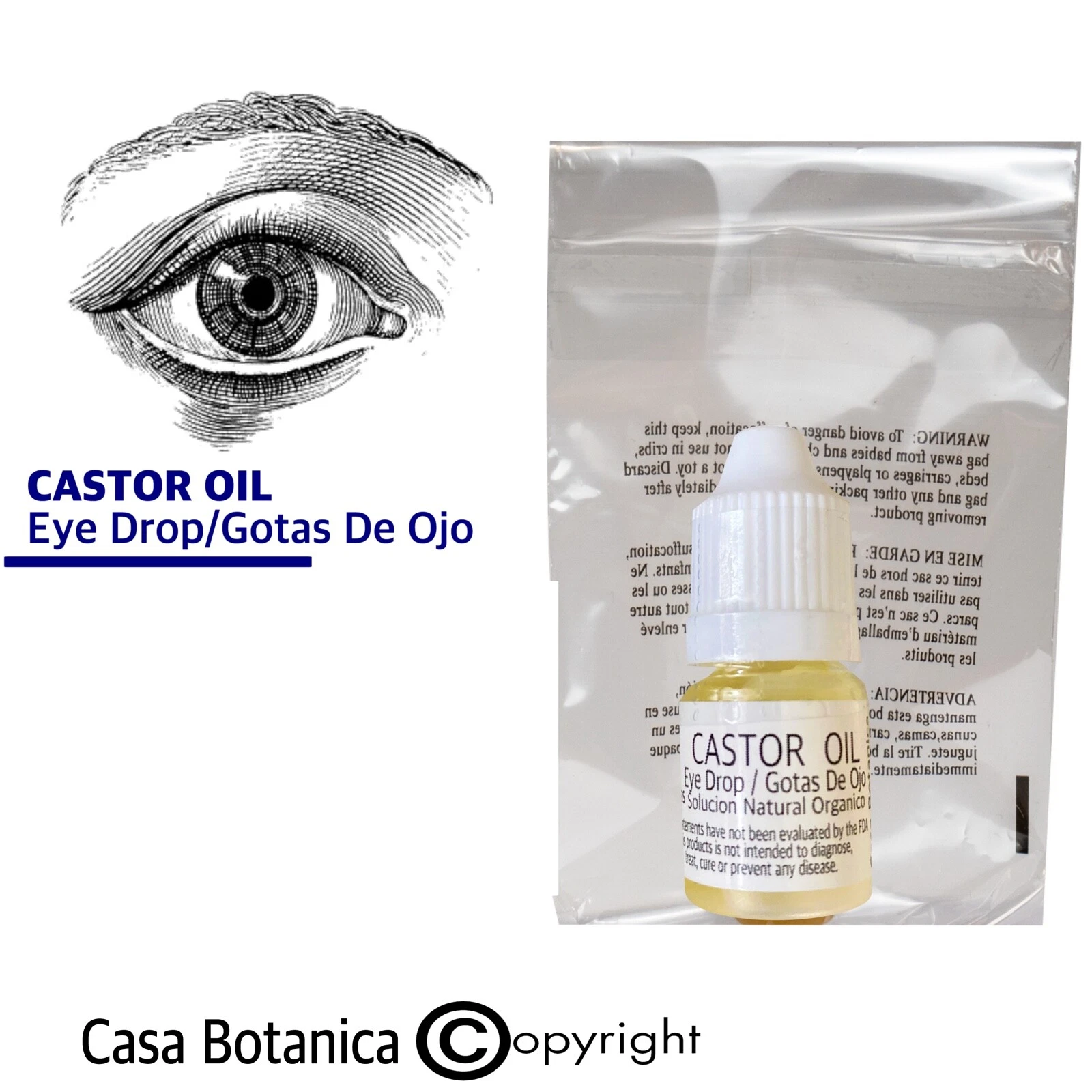 Castor Oil Organic Cold Pressed Non GMO Hexane Free