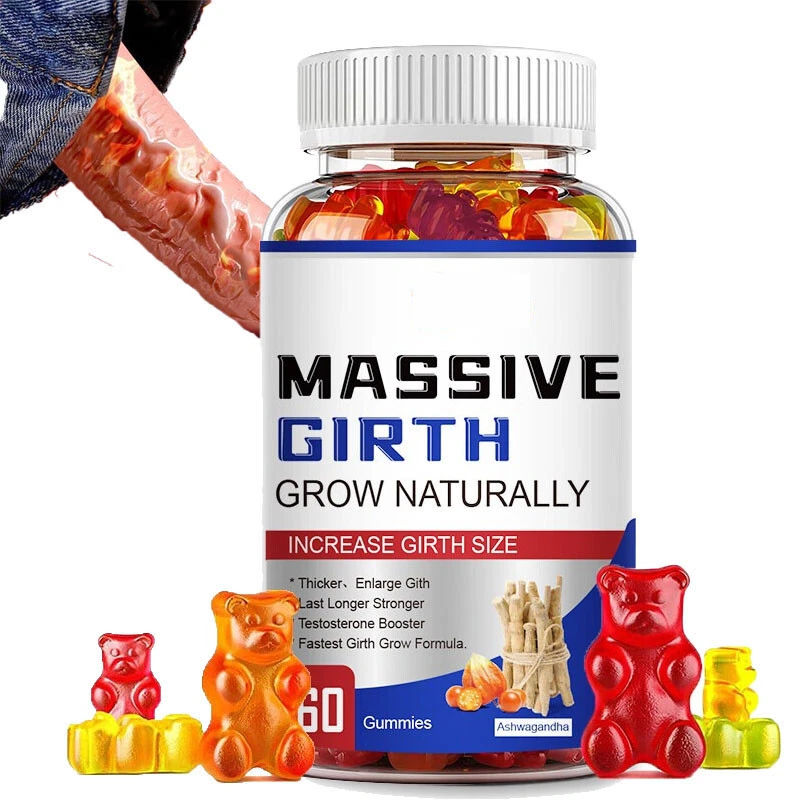 Male Enhancement Gummies Booster & Thicker Last Longer Stronger Bigger 60 Gummy