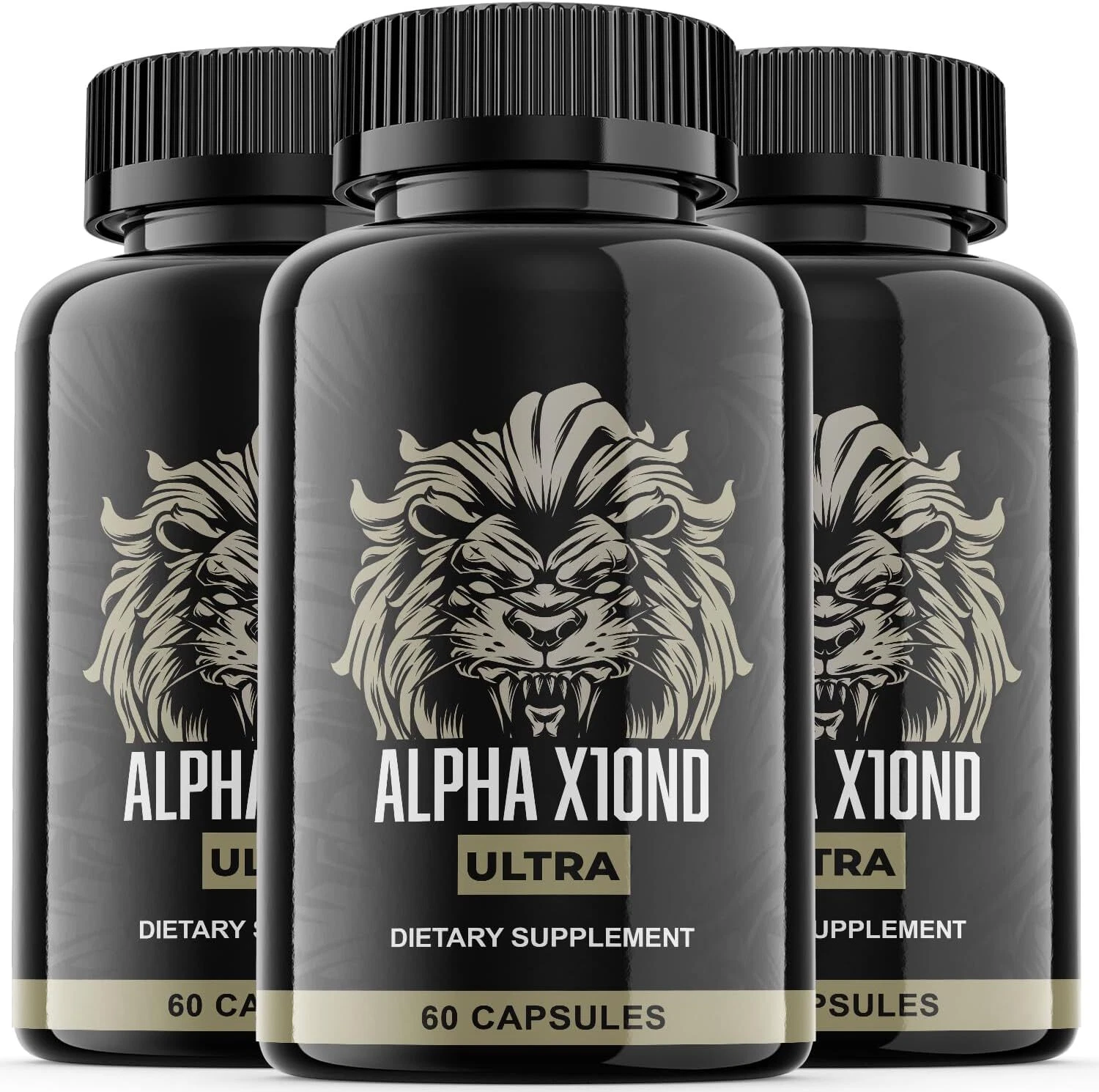 Alpha X10ND Ultra Pills - Alpha X10ND For Male Vitality Support ORIGINAL -3 Pack