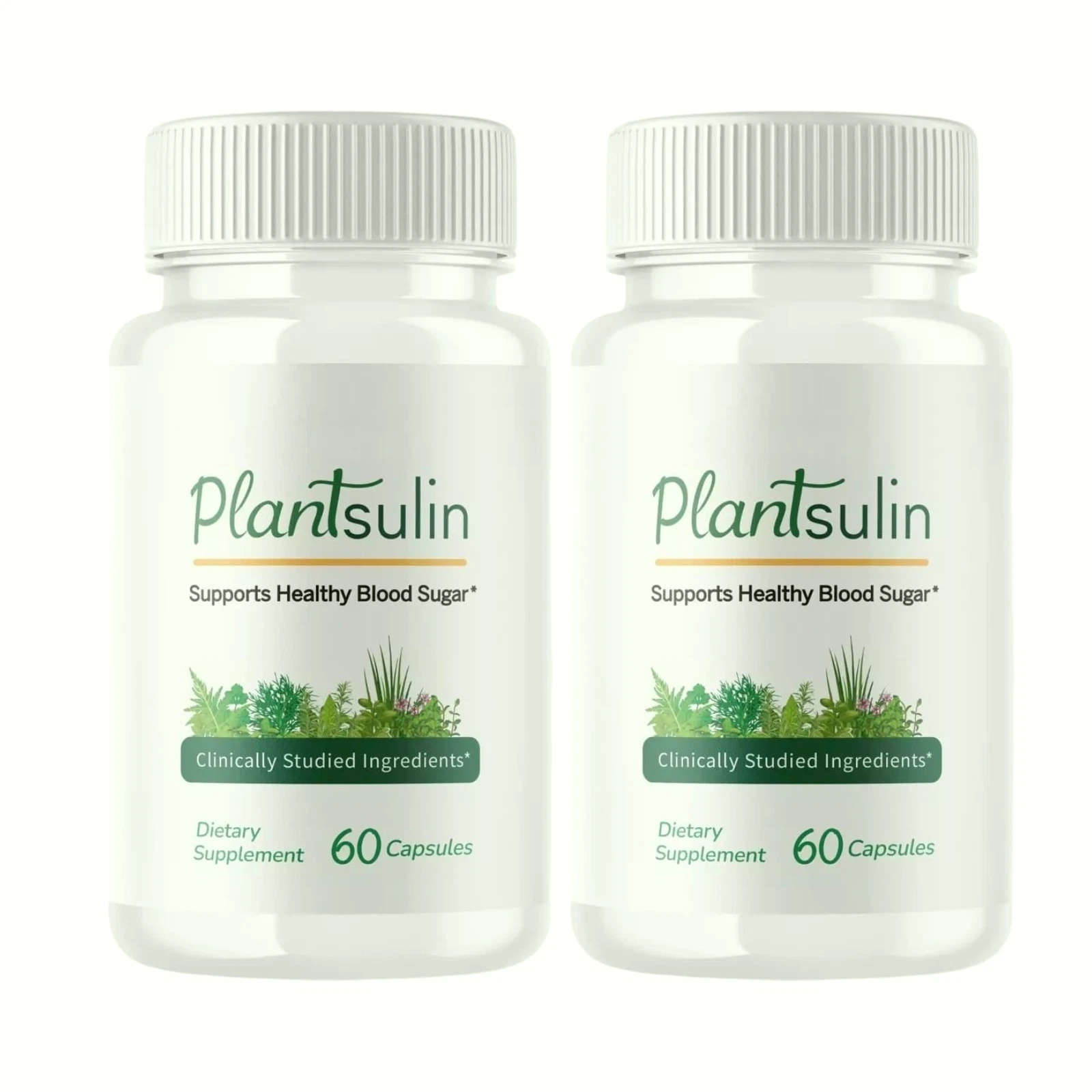 2-Pack Plantsulin for Immune Defense Support and Weight Loss - 120 Capsules