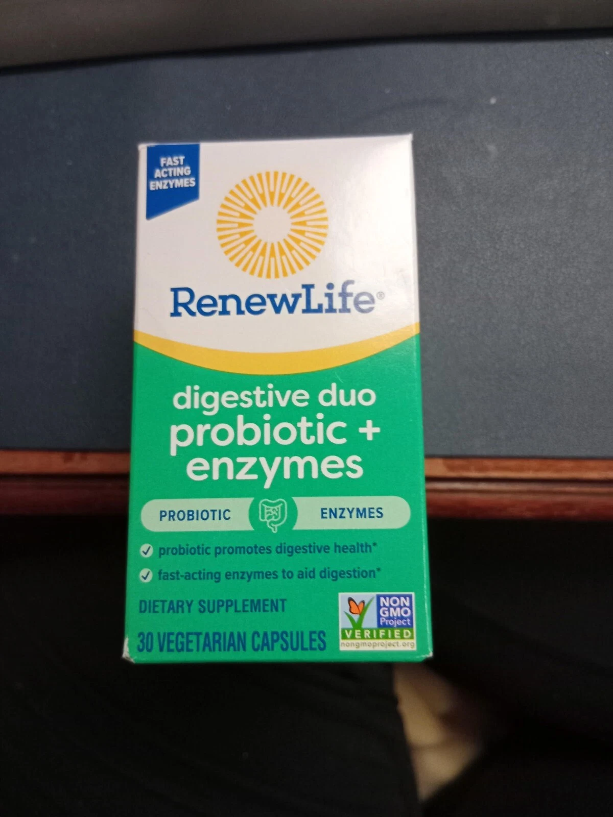 RENEWLIFE DIGESTIVE DUO PROBIOTIC + ENZYMES~30 VEGETARIAN CAPSULES