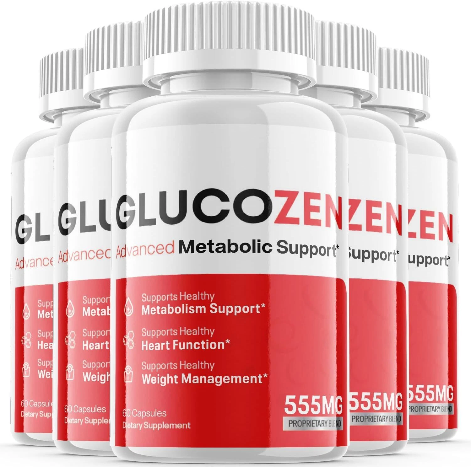 Glucozen Blood Pills- Glucozen Supplement For Blood Sugar Support ORIGINAL-5Pack