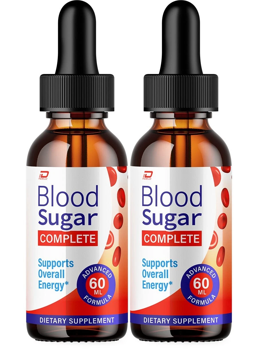 (2 Pack) Blood Sugar Complete Drops Healthy Formula-Extra Strength BloodSugar