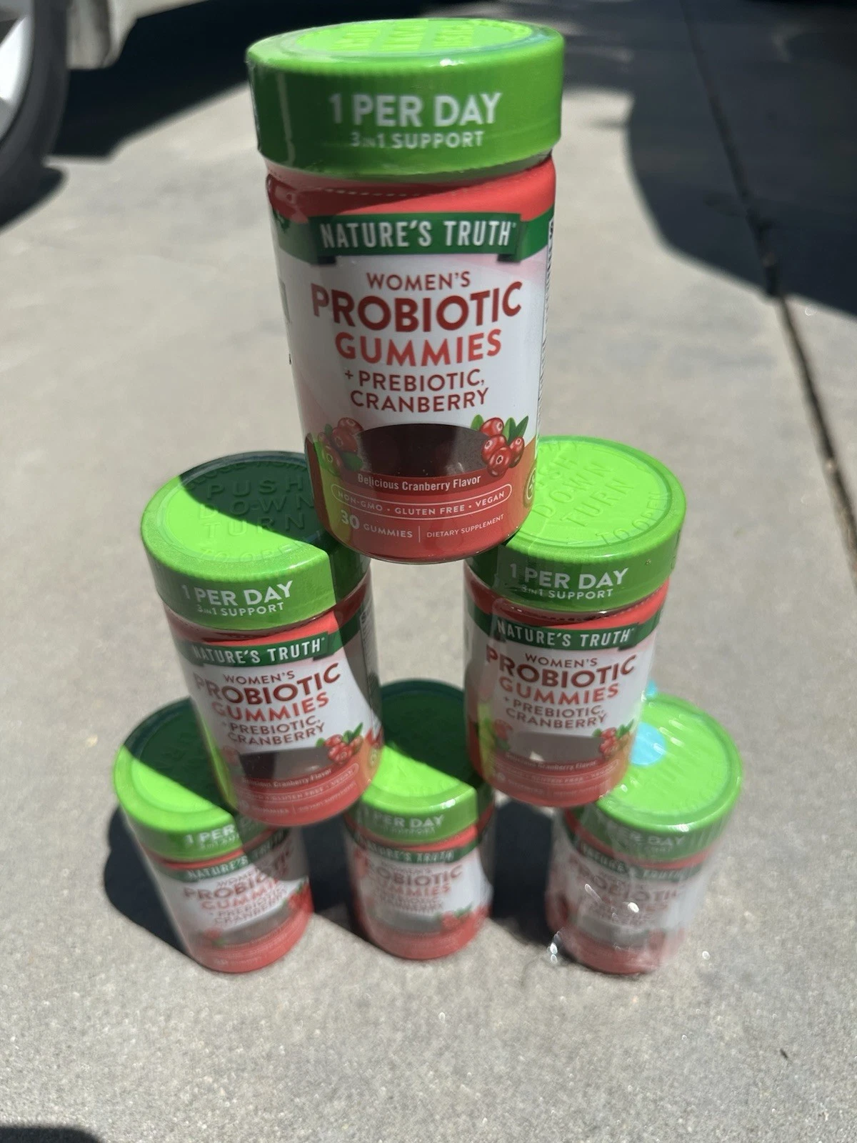 ￼ Nature's Truth Cranberry Gummies 30 Count Vegan Non-GMO Gluten Free Supplement