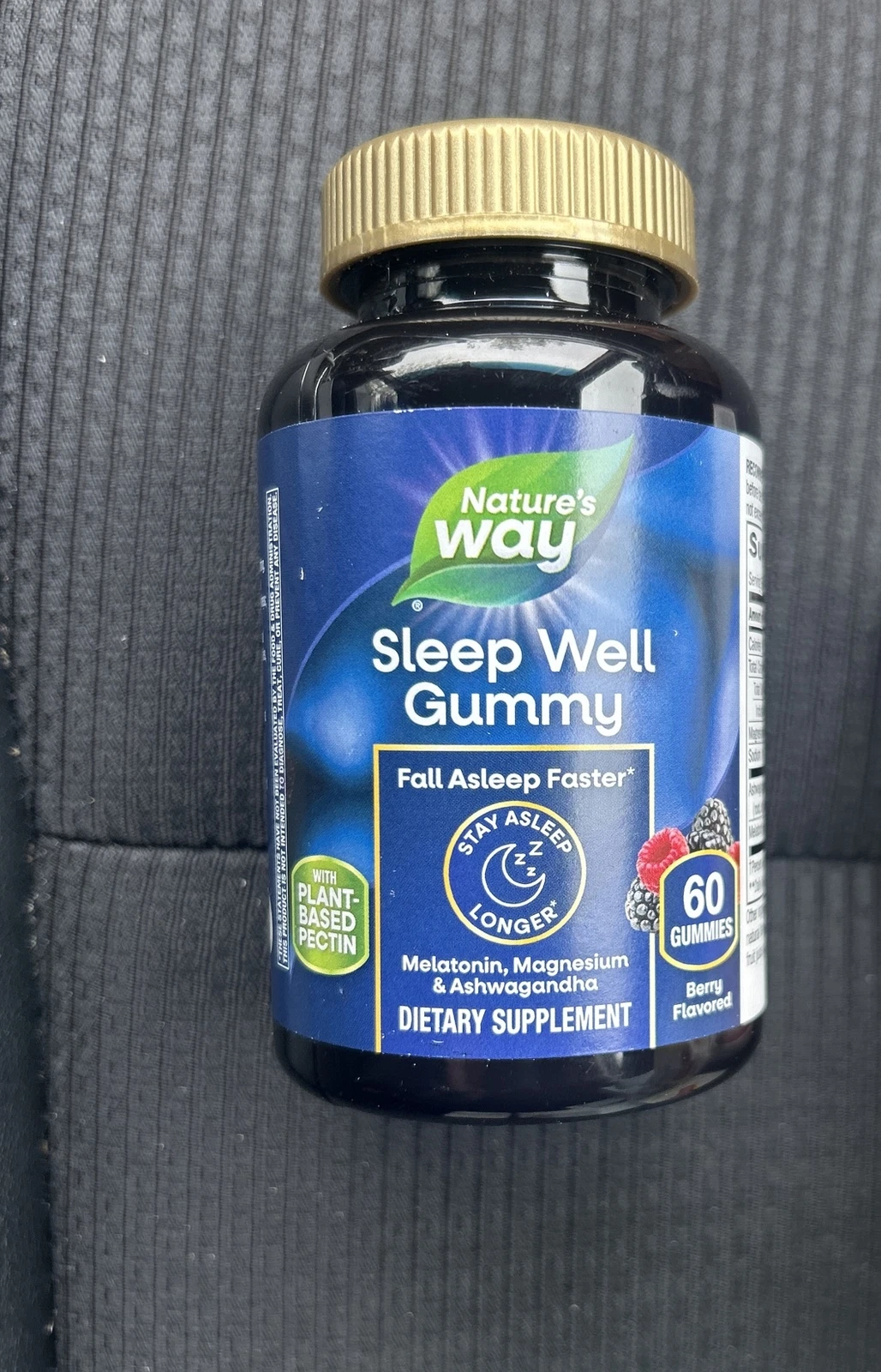 Natures Way Sleep Well Gummy - 60 Piece Berry Flavored Exp/2/26