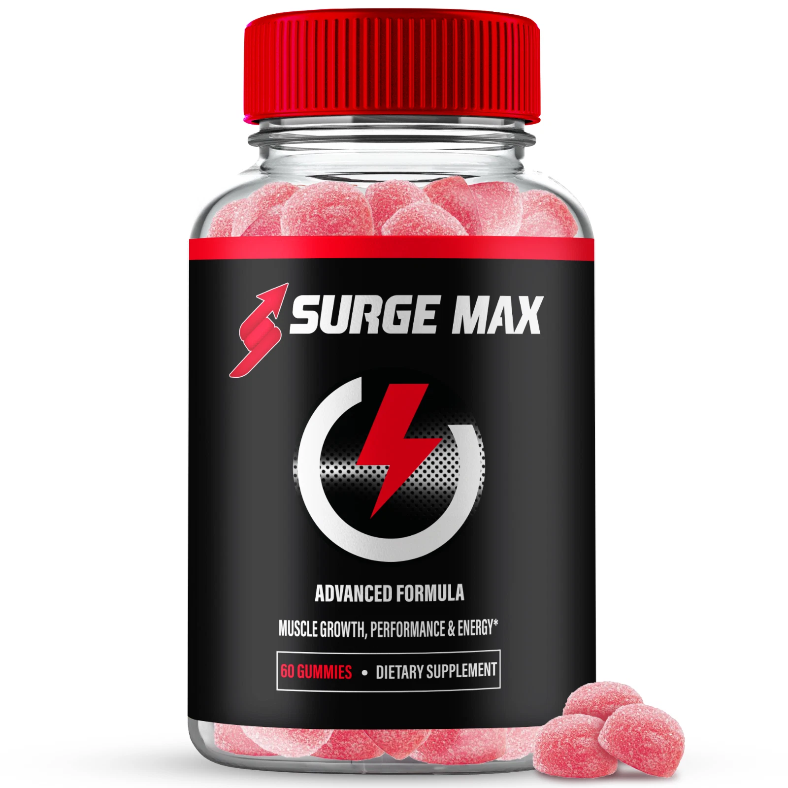 Surge Max Male Gummies, Official SurgeMax Supplement Gummies for Men 60ct