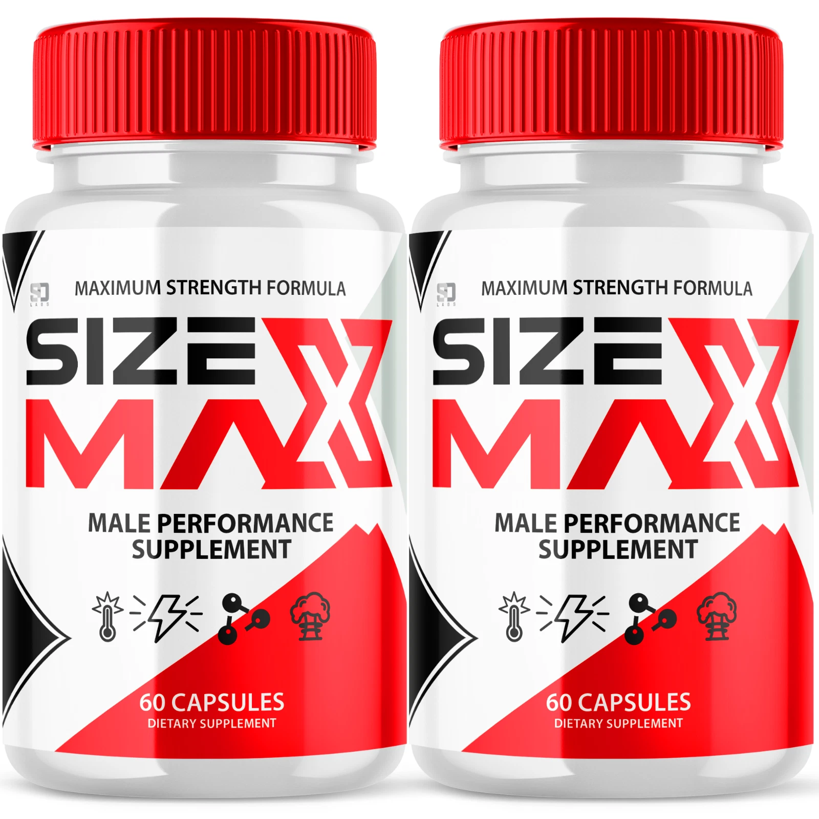 SizeMax - Boost Energy and Vitality Male Pills (2 Pack)