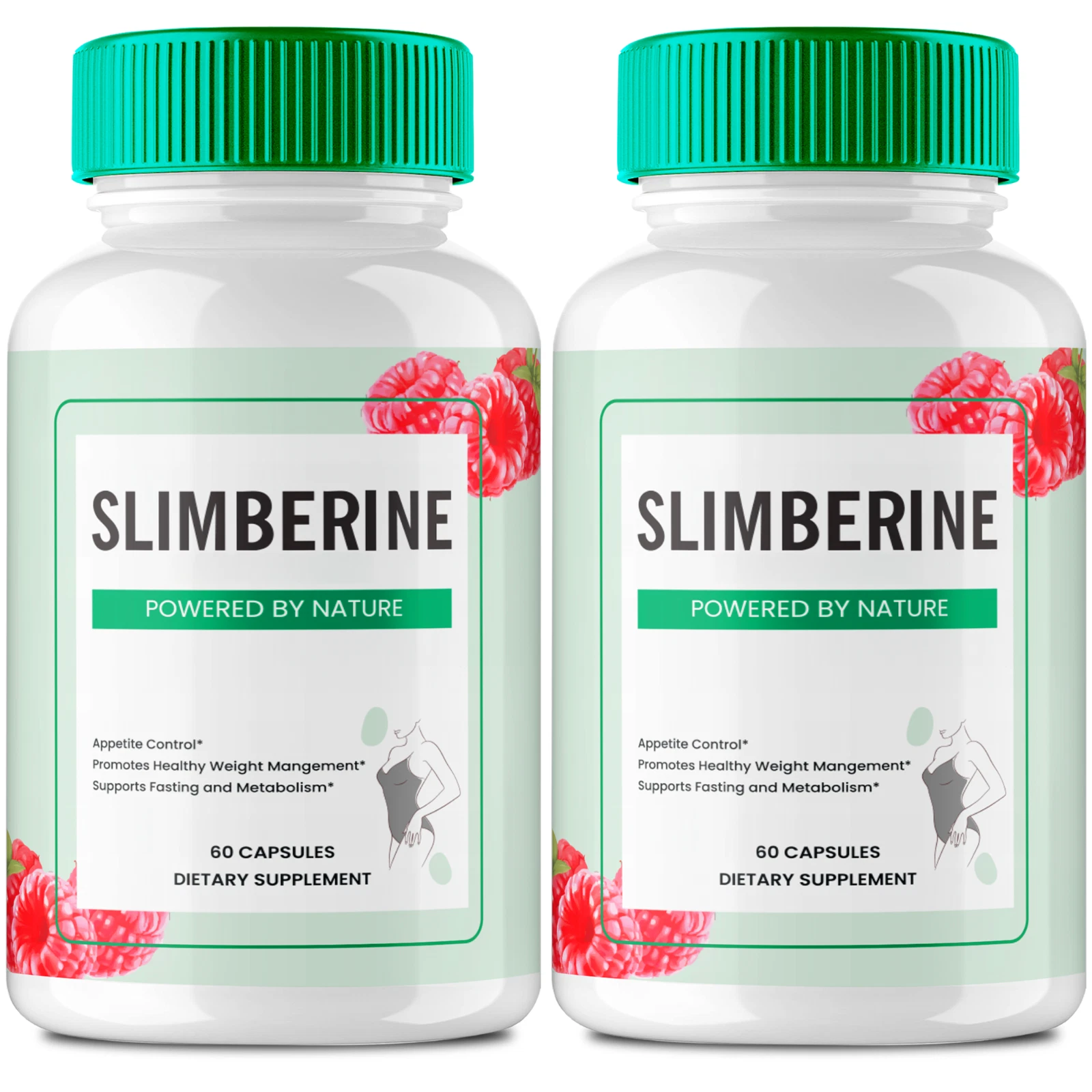 (2 Pack) Slimberine Capsules - Advanced Pills to Support Weight Loss & Digestion