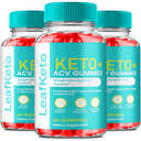 (3 Pack) Leaf Keto ACV Gummies - Support Weight Loss & Overall Wellness Gummy