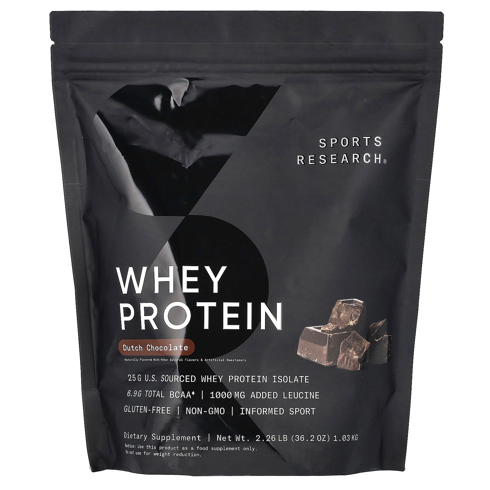 Whey Protein, Dutch Chocolate, 2.26 lb (1.03 kg)