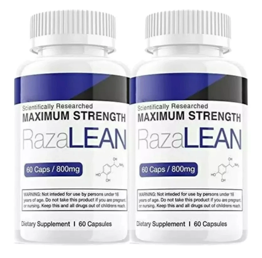(2 Pack) Official RazaLean Pills, Max Strength, Weight Loss Formula