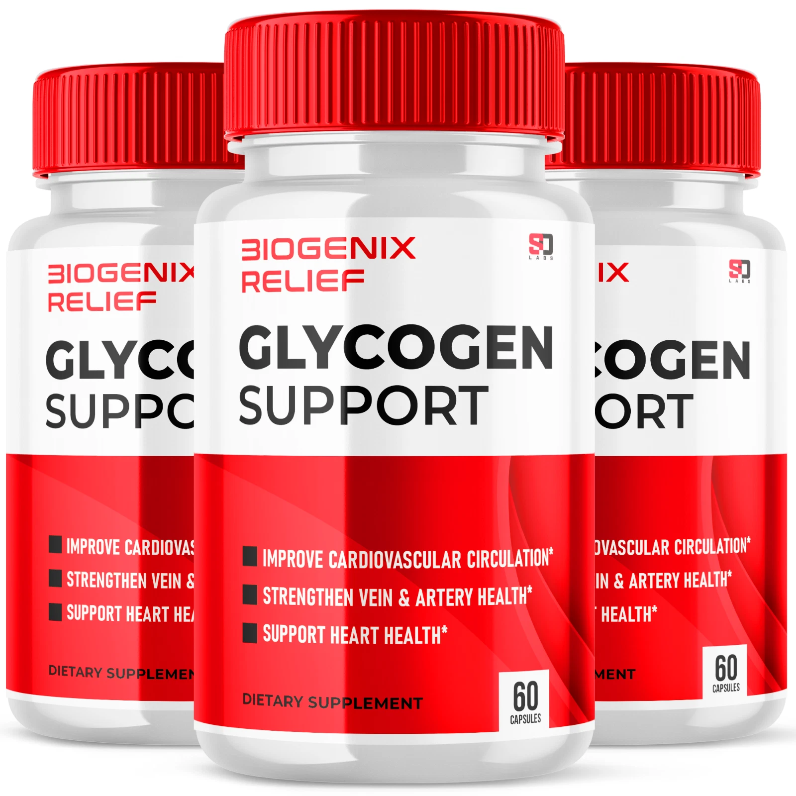 Biogenix Relief Pills for Glycogen Support and Metabolism (3 Pack)