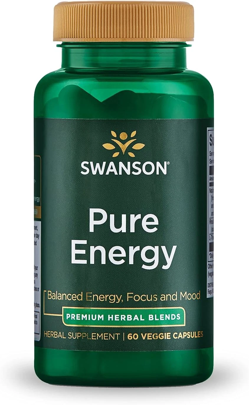 Pure Energy Metabolism Concentration Mental Focus Mood Support Stress Management