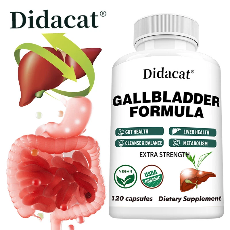 Gallbladder Formula Purified Bile Salts Digestive Enzymes Extra Strength Capsule