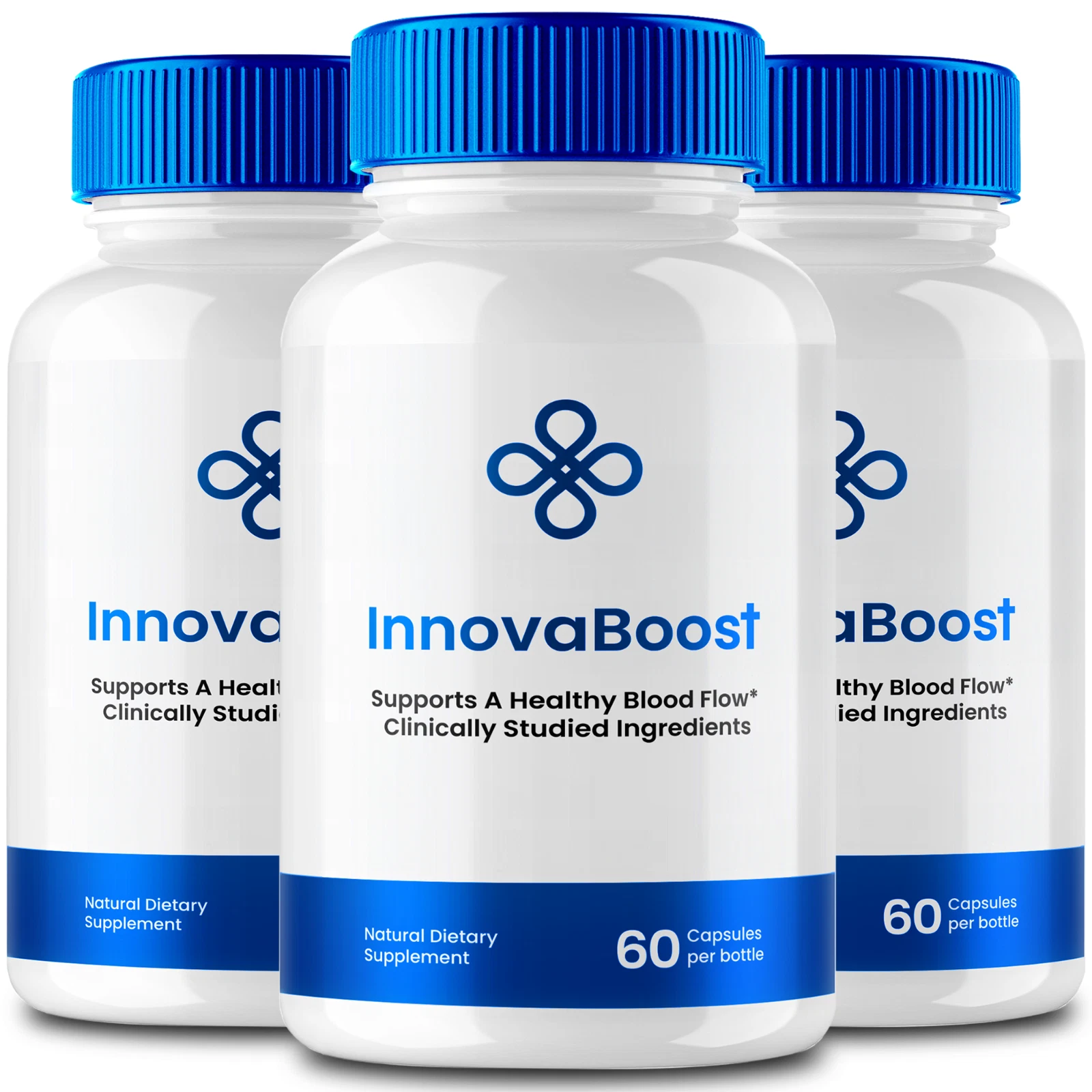 (3 Pack) Innovaboost Healthy Blood Flow Pills, Innova Boost (180 Capsules)